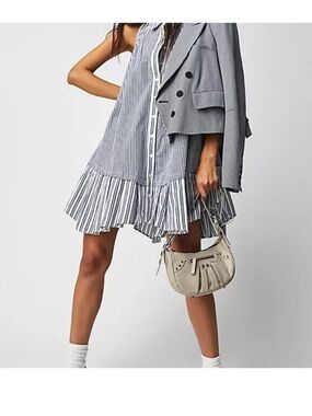 Free People Be Real Striped Mini